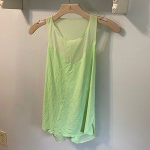 Lime green Athleta tank